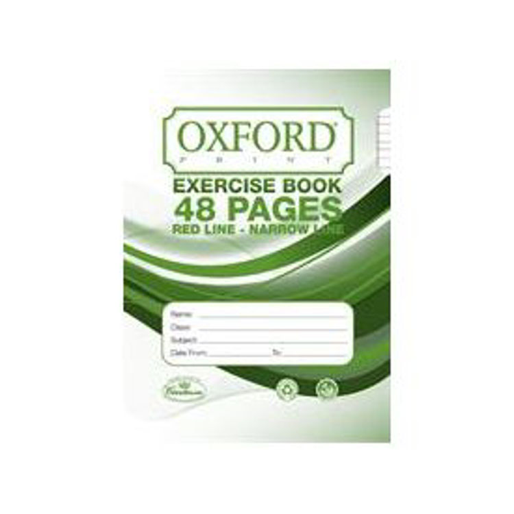 Picture of 0118 Exercise Books 48 PAGES – Red & Blue Narrow Lines Exerc